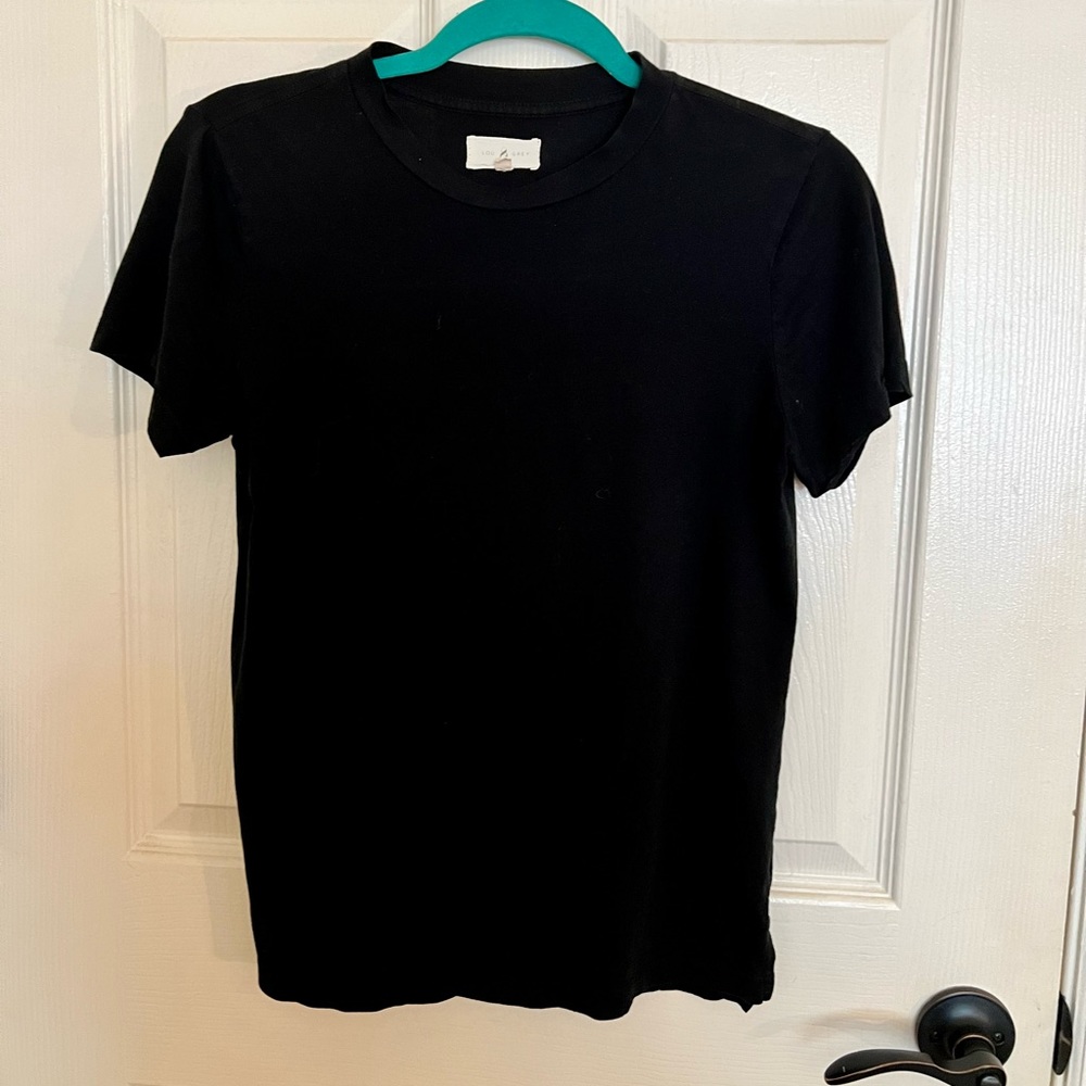 Lou & Grey Black Cotton T-shirt